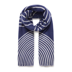 gestreepte sjaal IALANA blauw