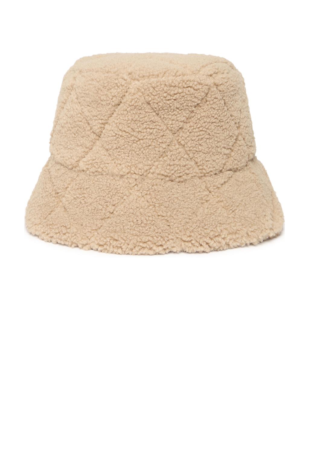 ICHI teddy bucket hat IALINKA beige
