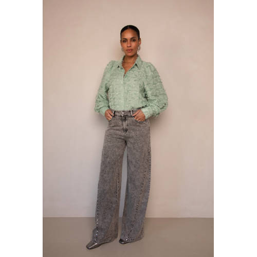 Freebird blouse mintgroen afbeelding