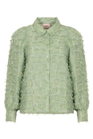 blouse mintgroen