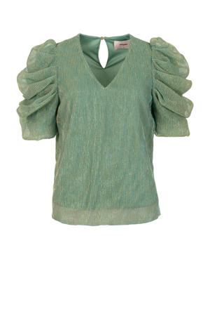 top groen met lurex
