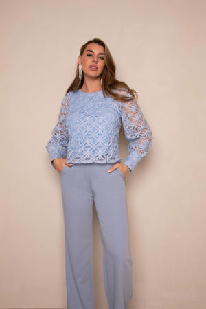 blousetop lichtblauw