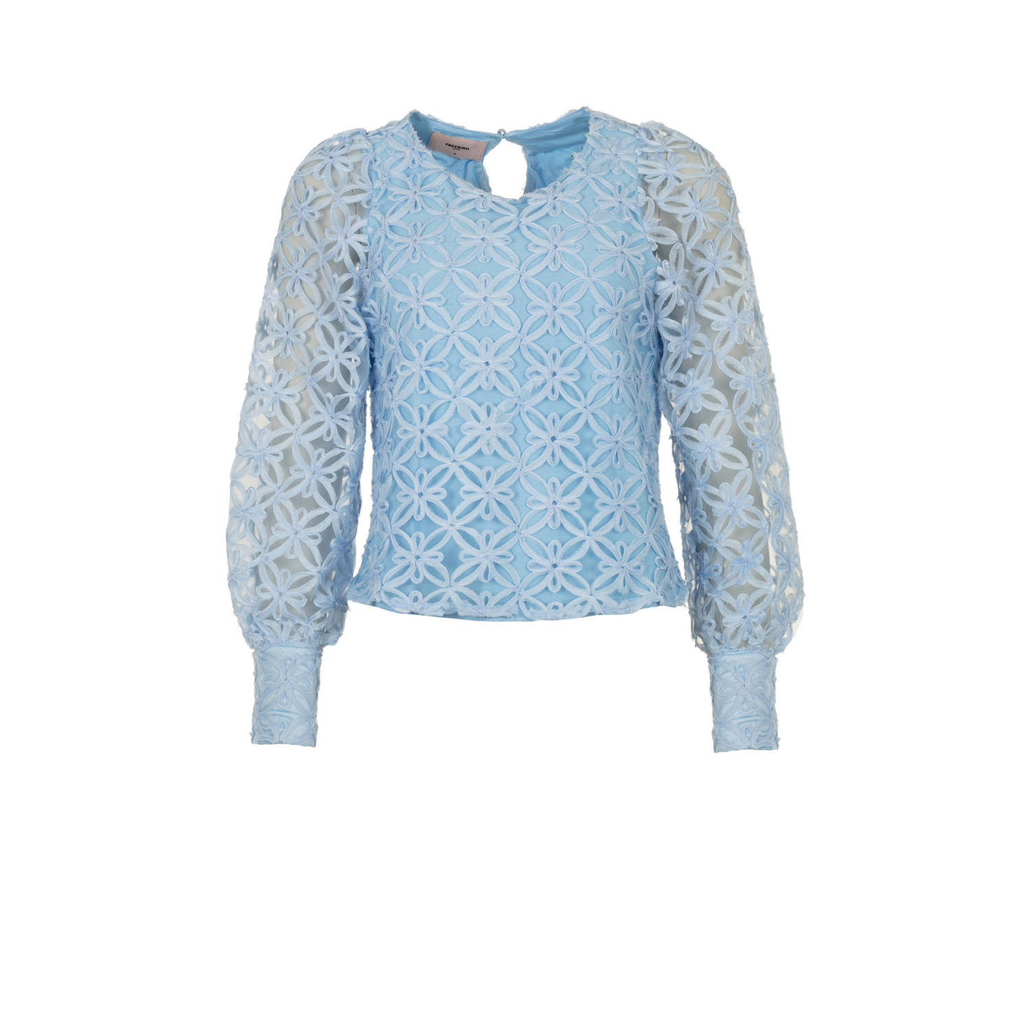 Freebird blousetop lichtblauw