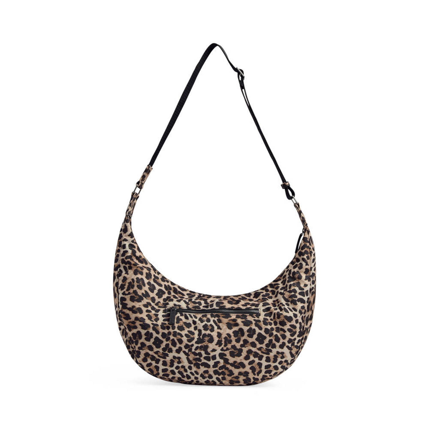 Markberg crossbody tas met panterprint Liga bruin