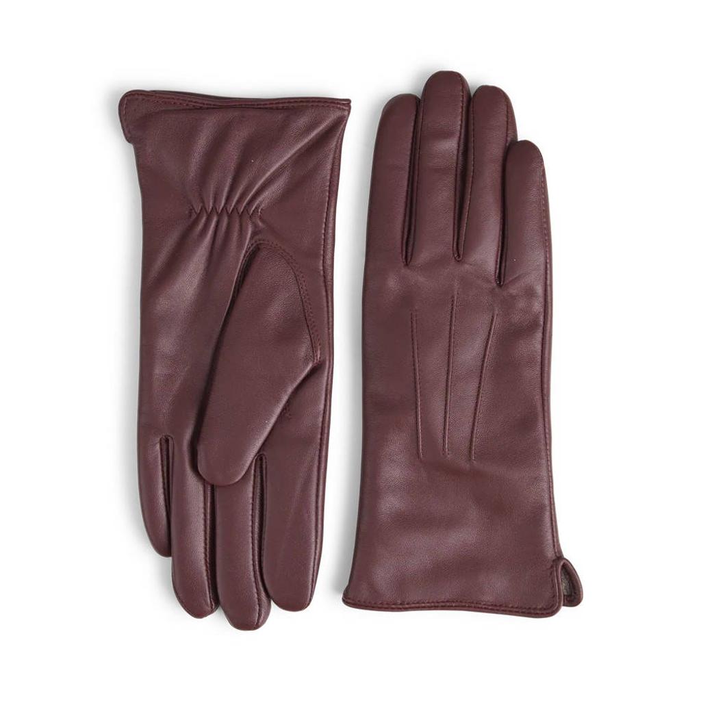 Markberg leren handschoenen Carianna burgundy