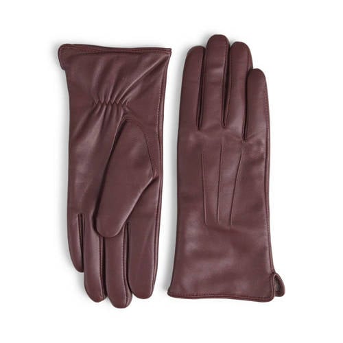 Markberg leren handschoenen Carianna burgundy afbeelding