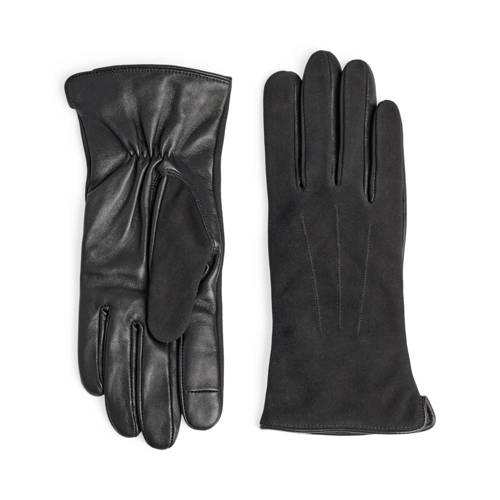 Markberg suede handschoenen Carianna zwart afbeelding