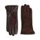 Markberg suede handschoenen Carianna donkerbruin