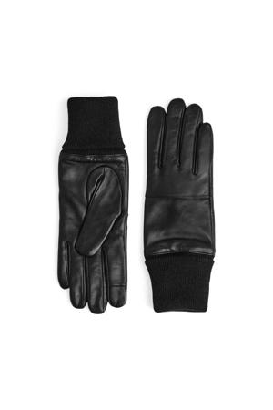 leren handschoenen Cyrus zwart