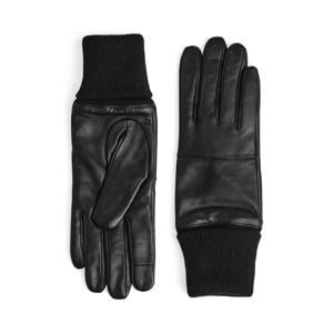leren handschoenen Cyrus zwart