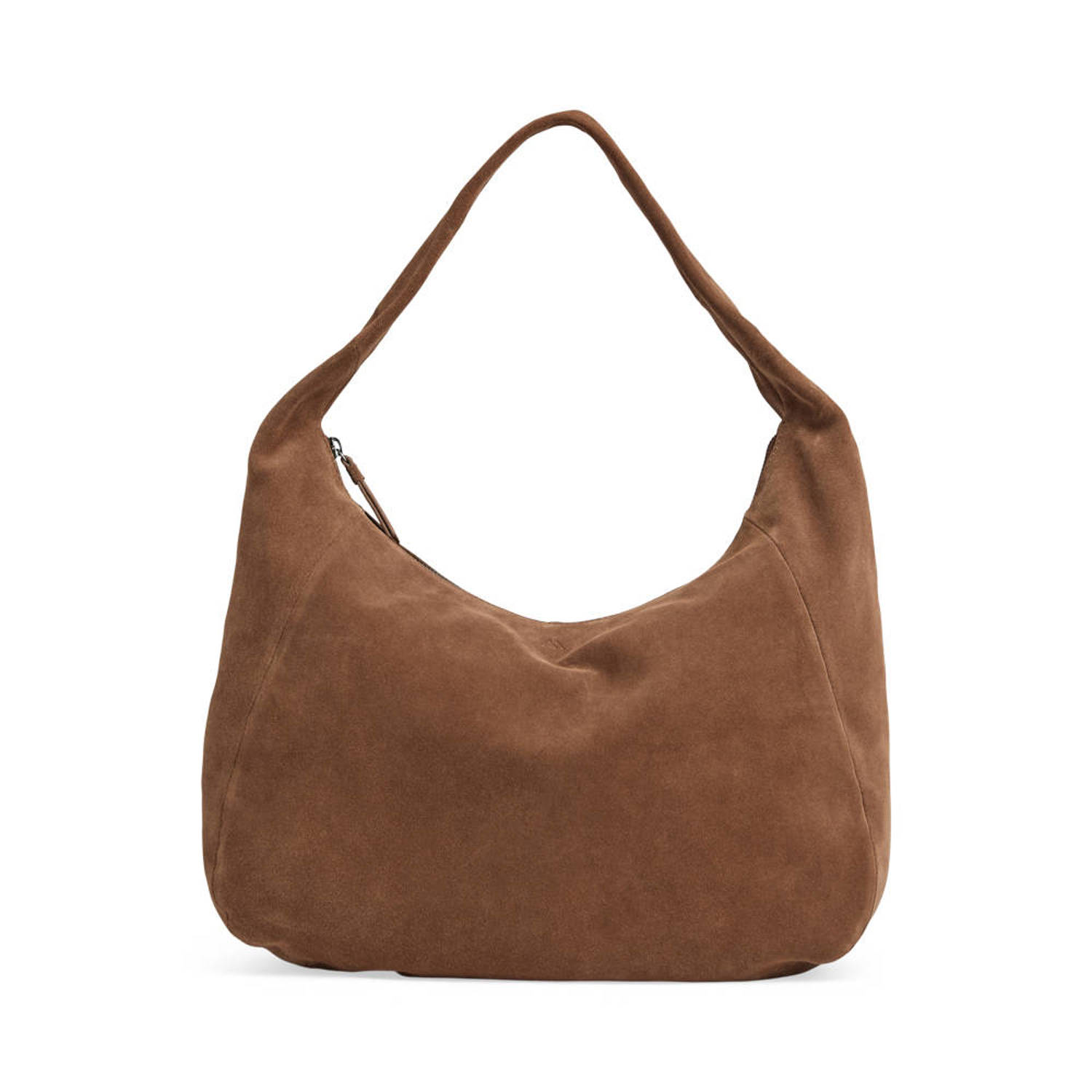 Markberg suede schoudertas Samara bruin