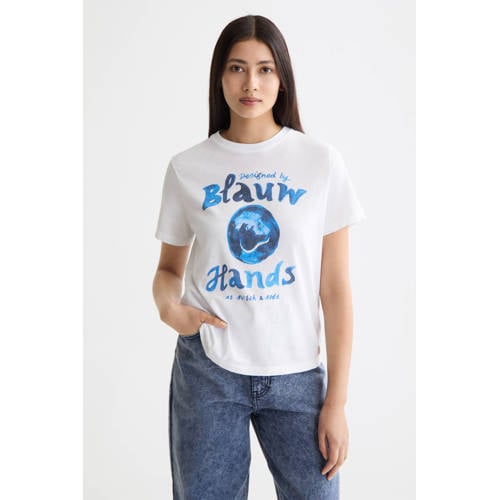 Scotch & Soda T-shirt wit afbeelding
