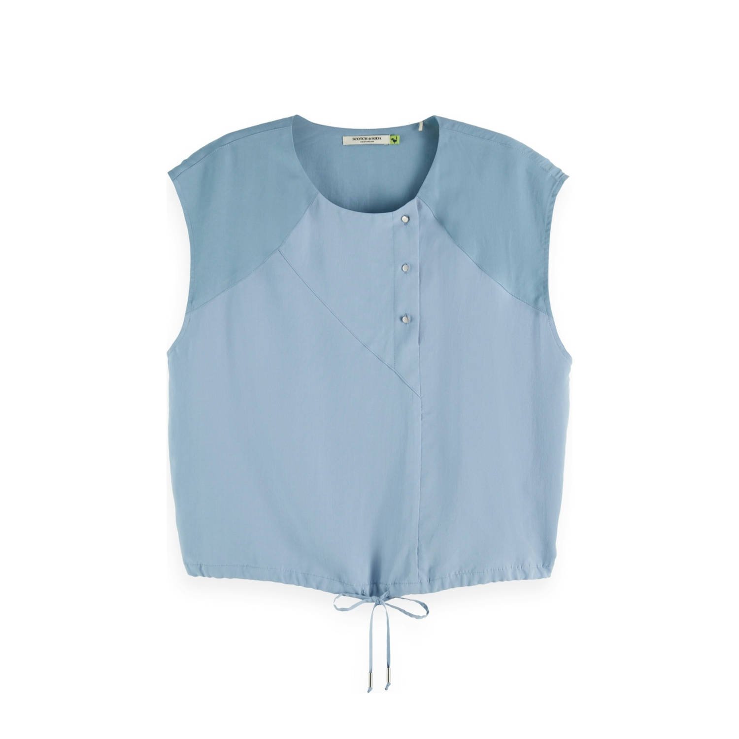 Scotch & Soda top lichtblauw