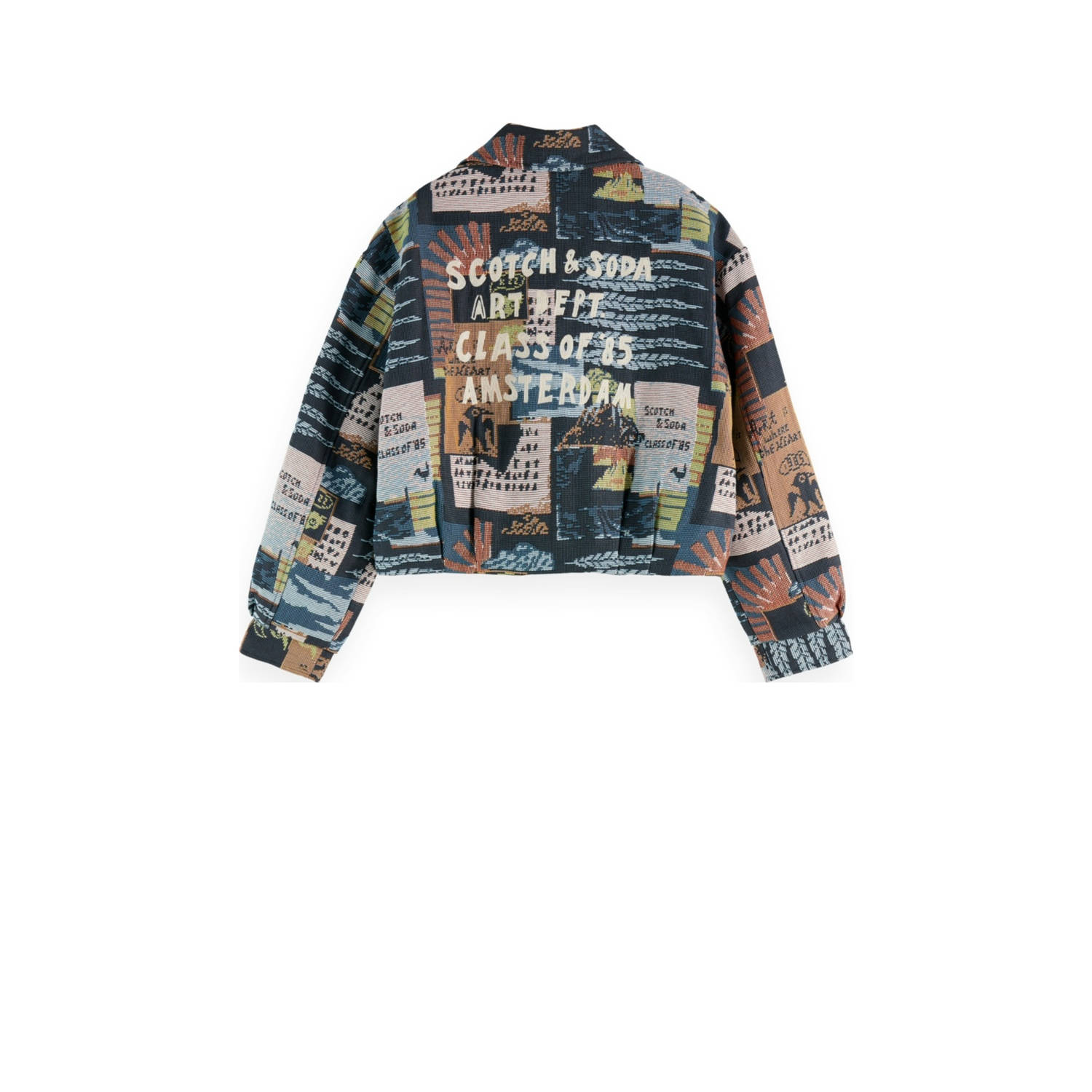 Scotch & Soda jasje donkerblauw