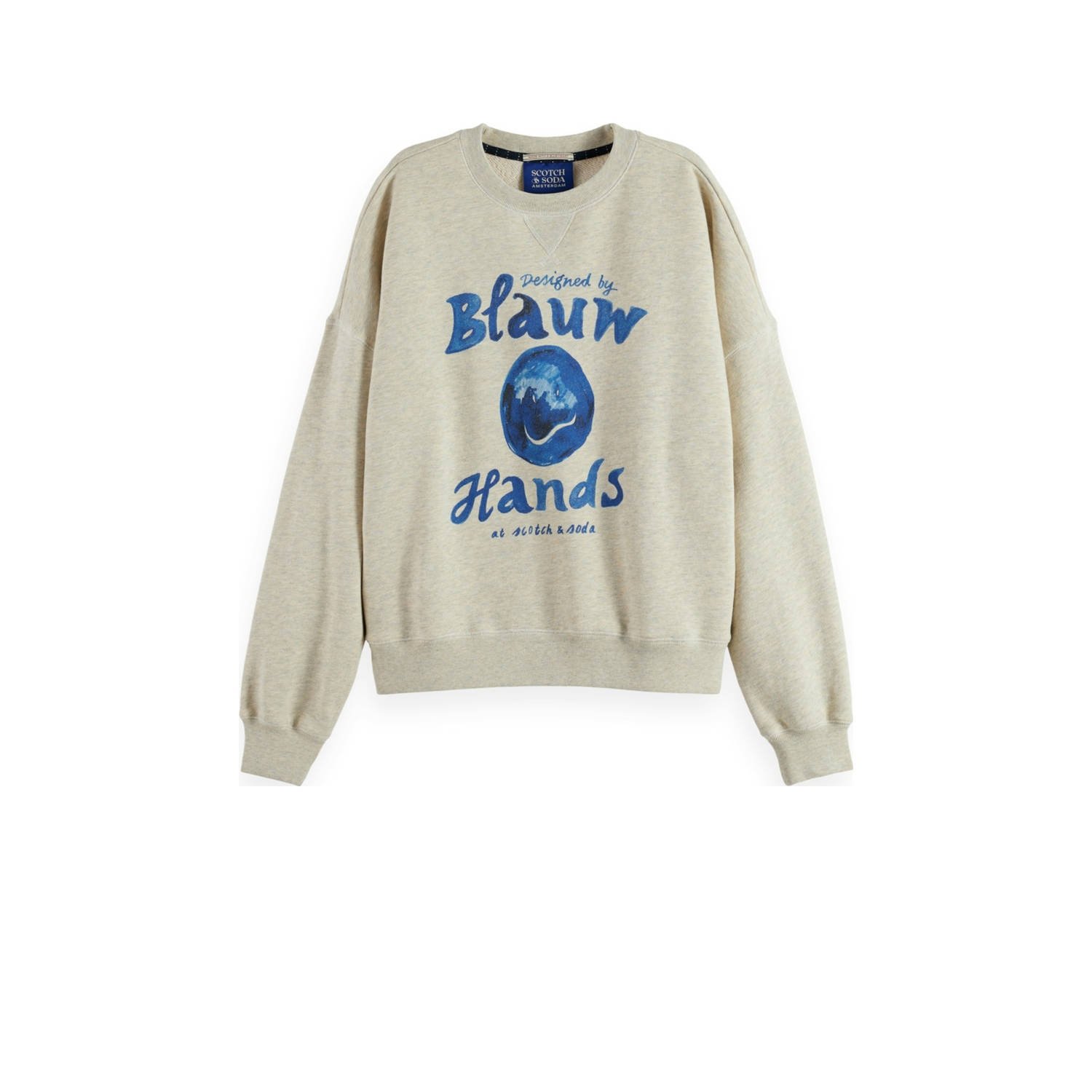 Scotch & Soda Washed Graphic Sweater Dames