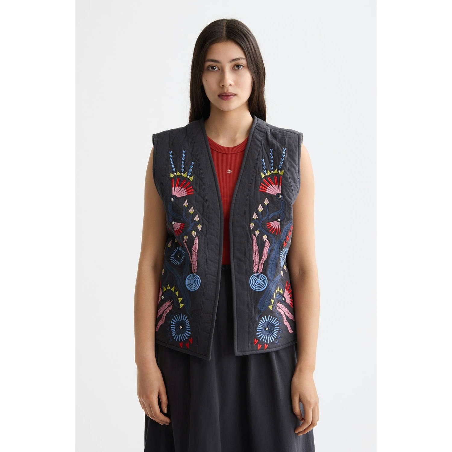 Scotch & Soda gilet donkerblauw