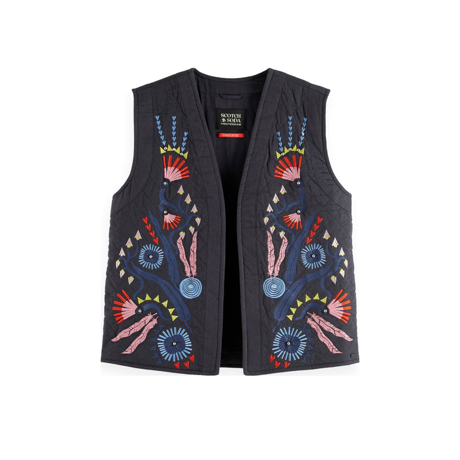 Scotch & Soda gilet donkerblauw