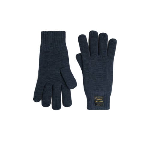 PME Legend handschoenen met logo donkerblauw afbeelding