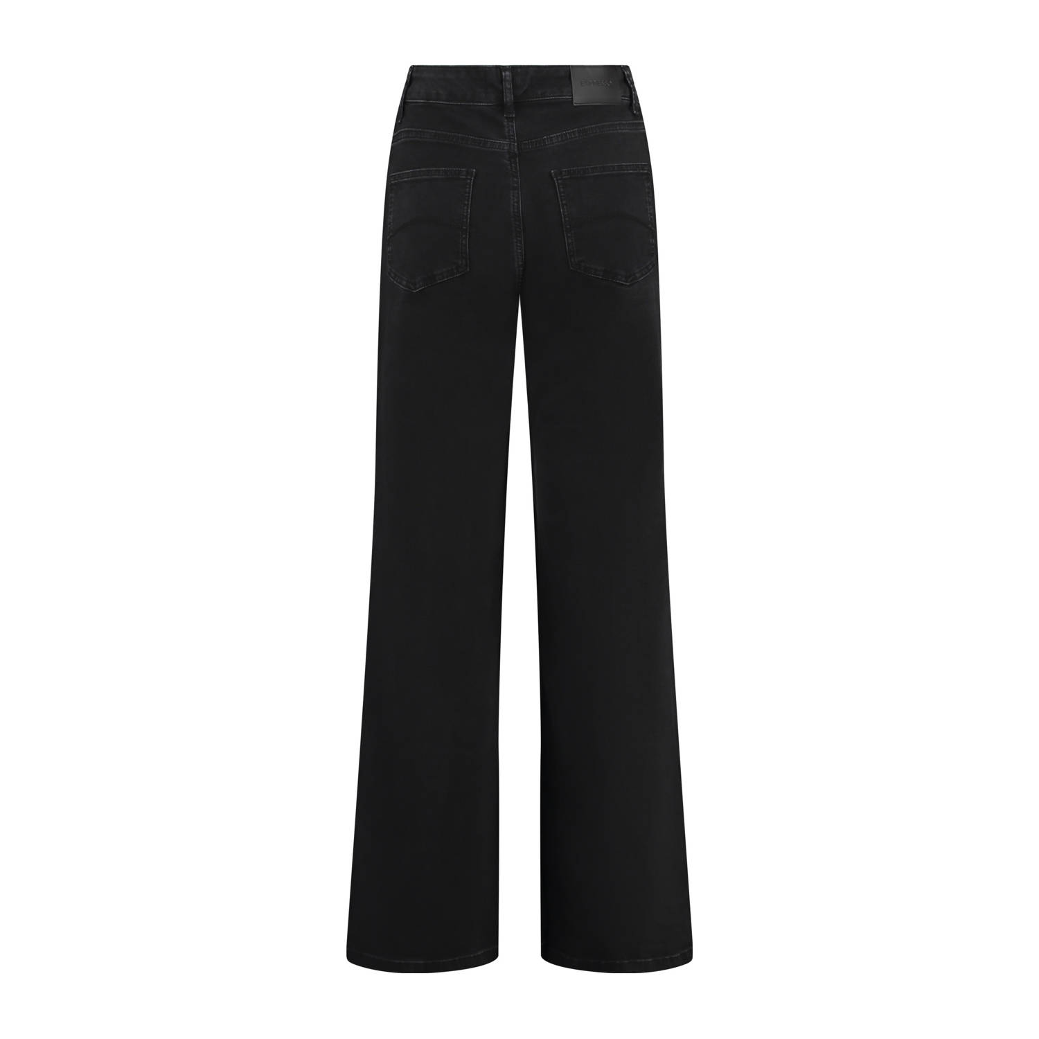 Expresso high waist wide leg jeans black denim
