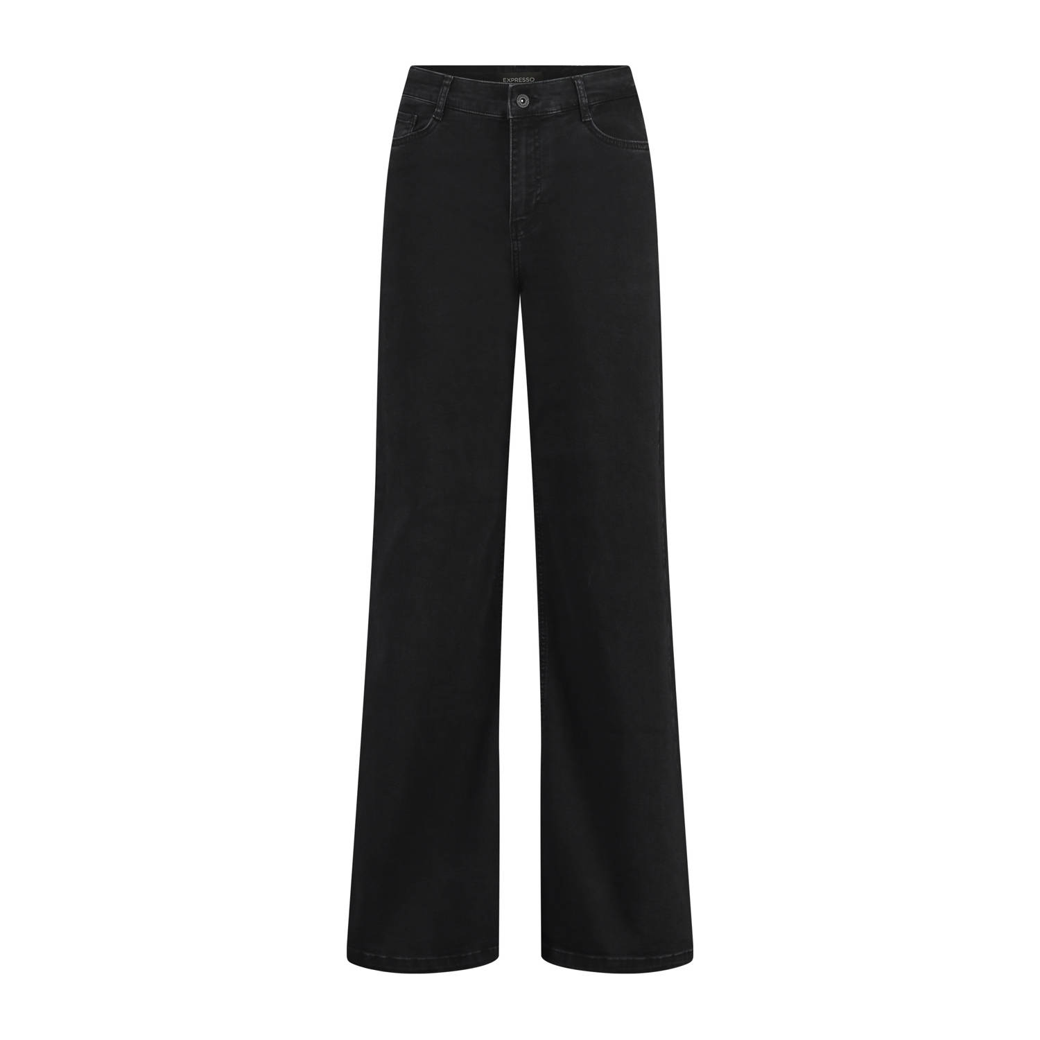 Expresso high waist wide leg jeans black denim