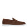 Van Lier suède loafers roest cognac