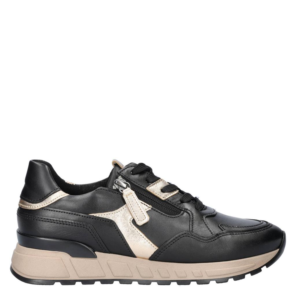 Gabor leren sneakers zwart