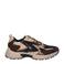 Gabor Comfort Optifit chunky leren sneakers beige/zwart