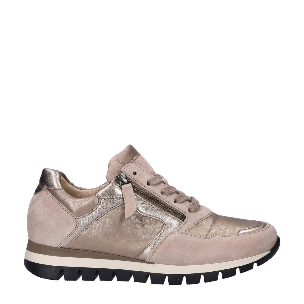 Gabor leren sneakers beige