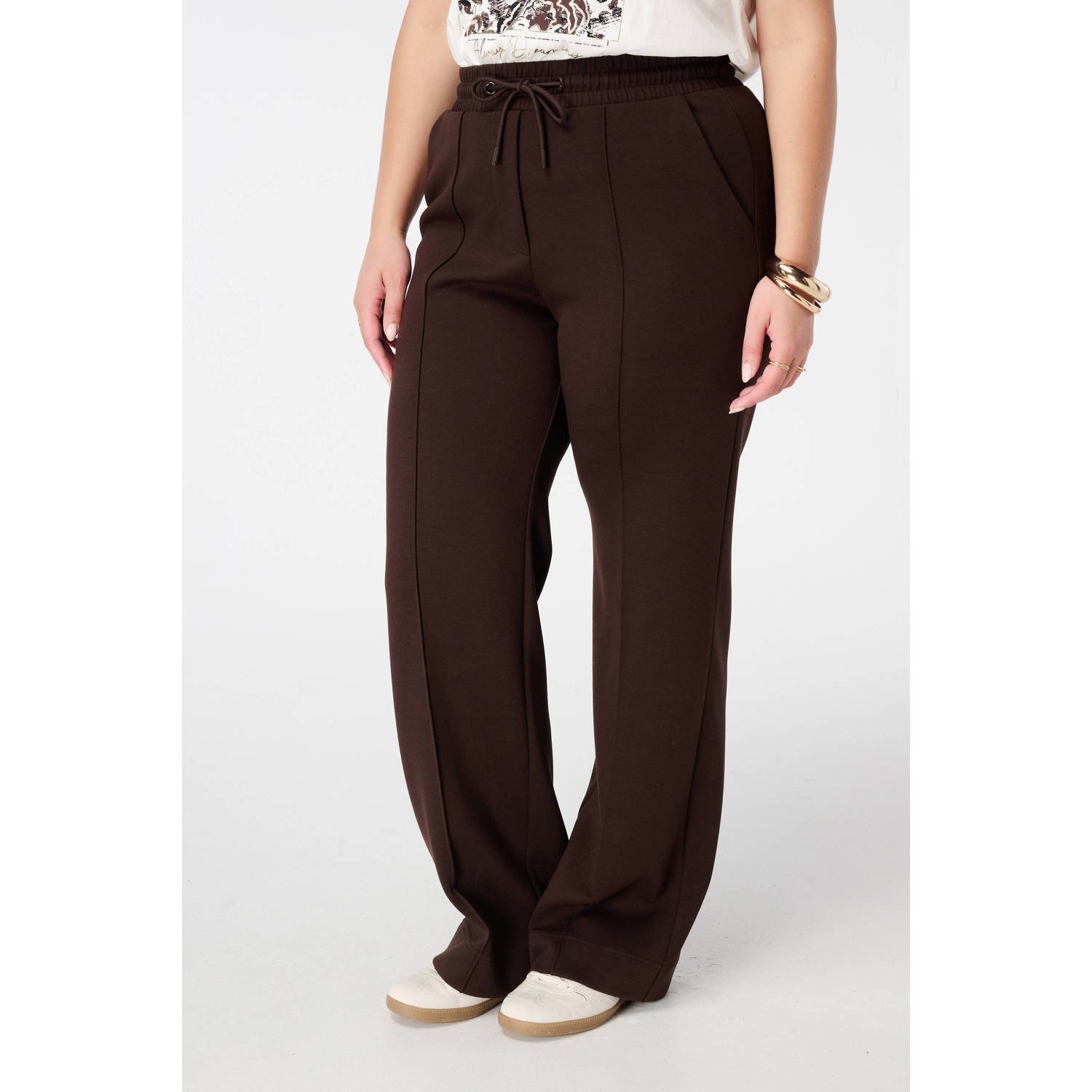 MS Mode wide leg regular waist broek