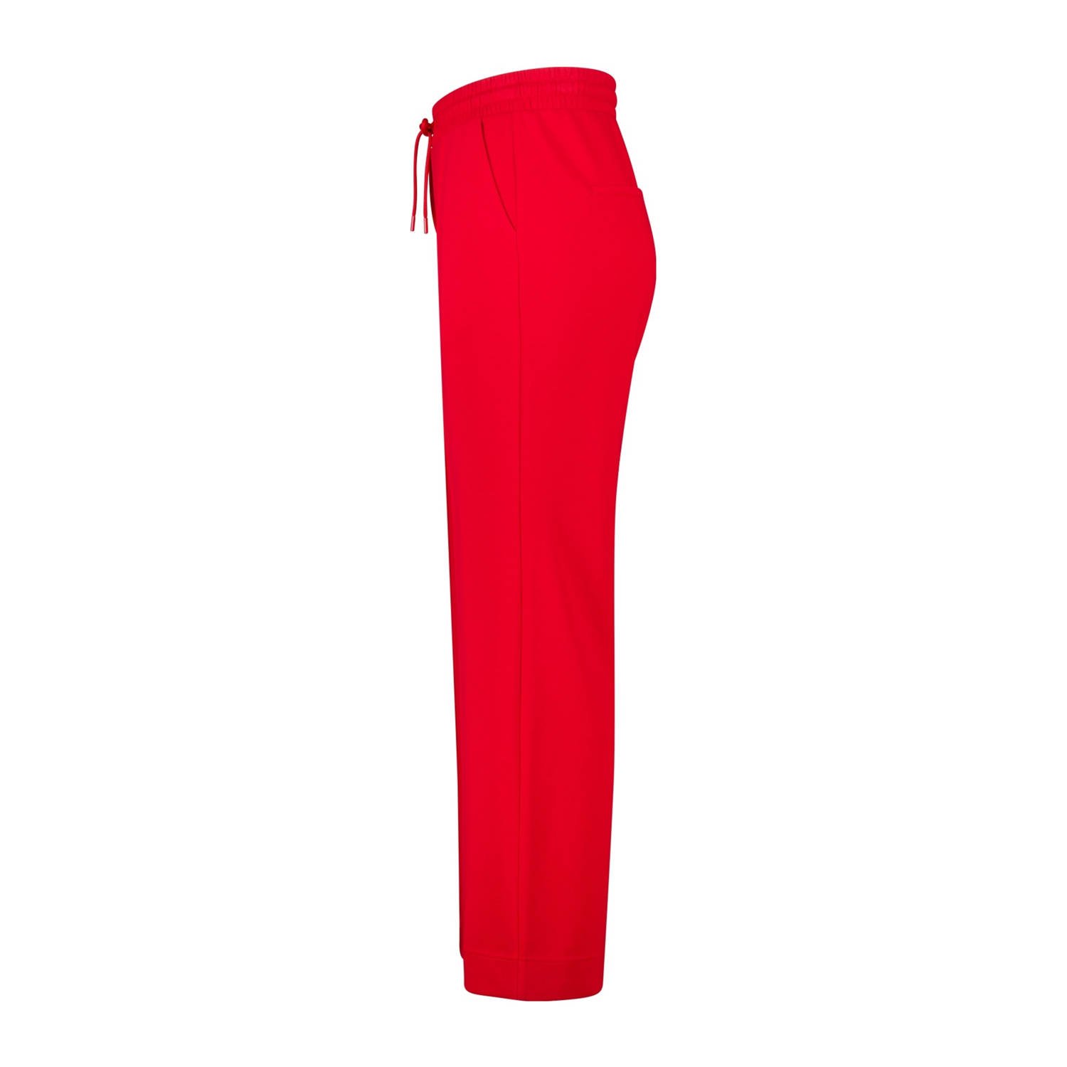 MS Mode wide leg regular waist broek rood
