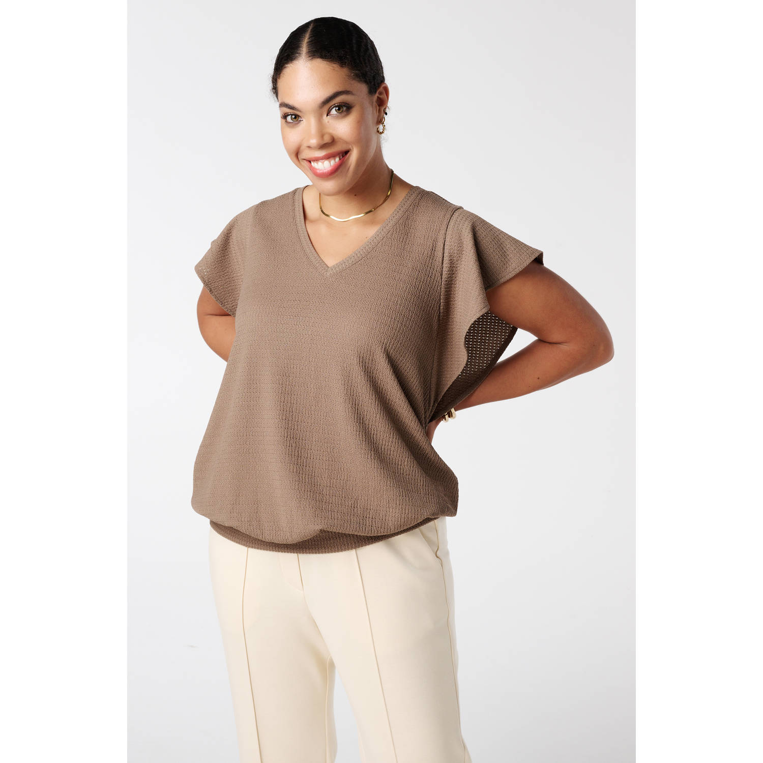 MS Mode top taupe