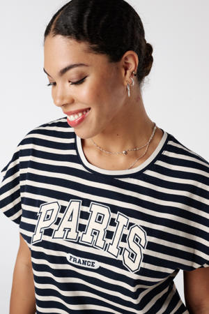 T-shirt donkerblauw