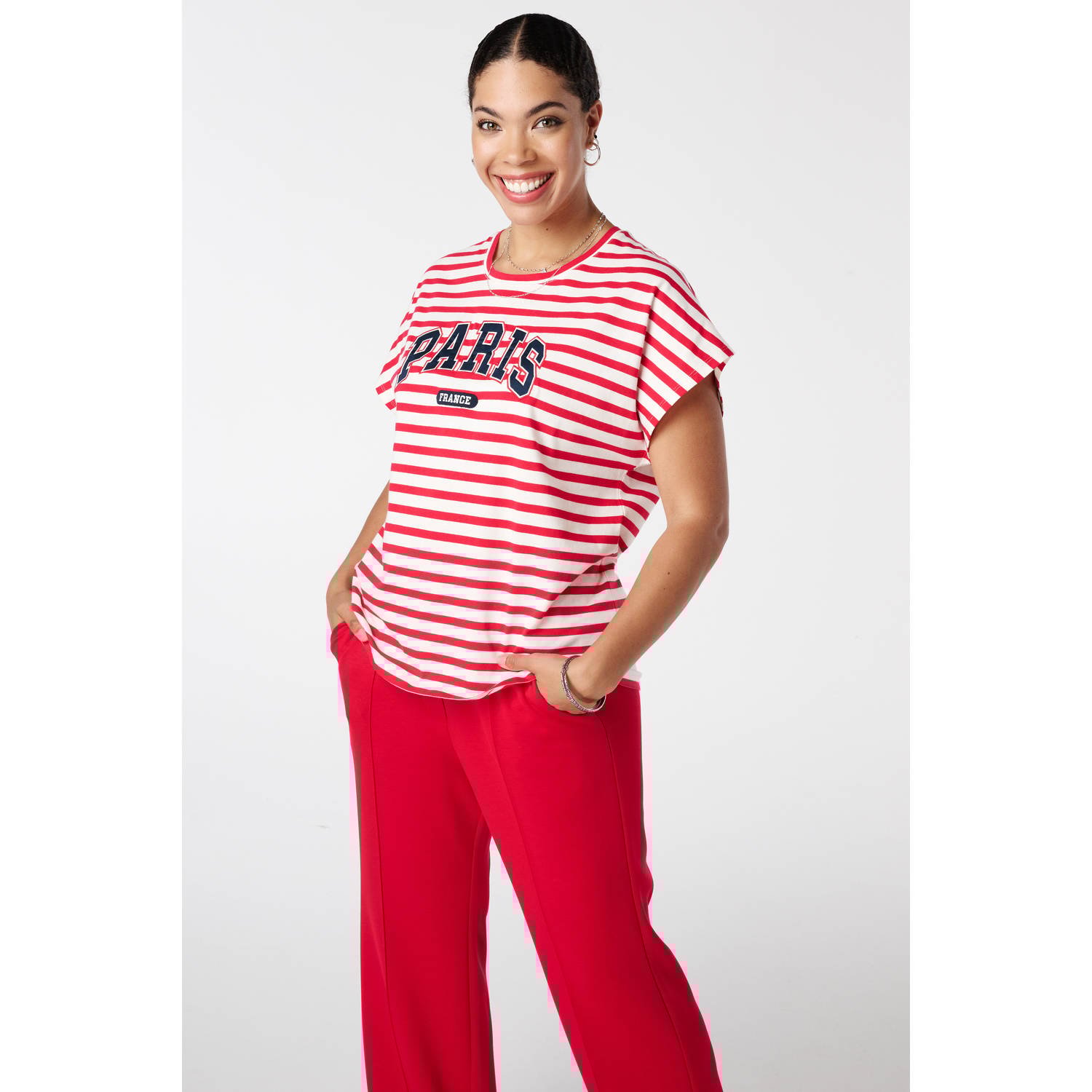 MS Mode T-shirt rood