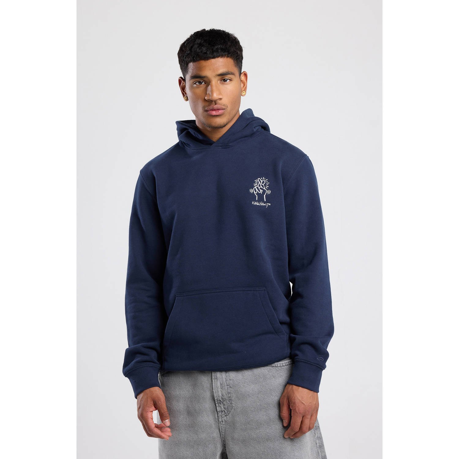 America Today hoodie blauw