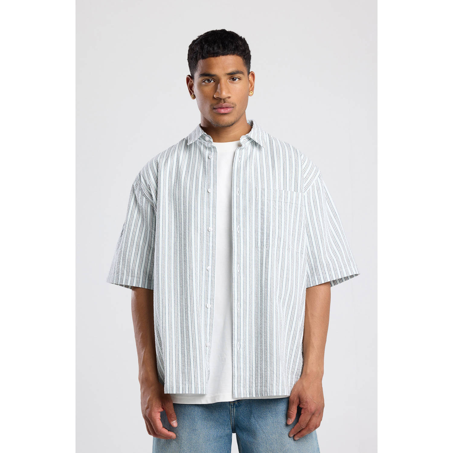 America Today casual overhemd wit
