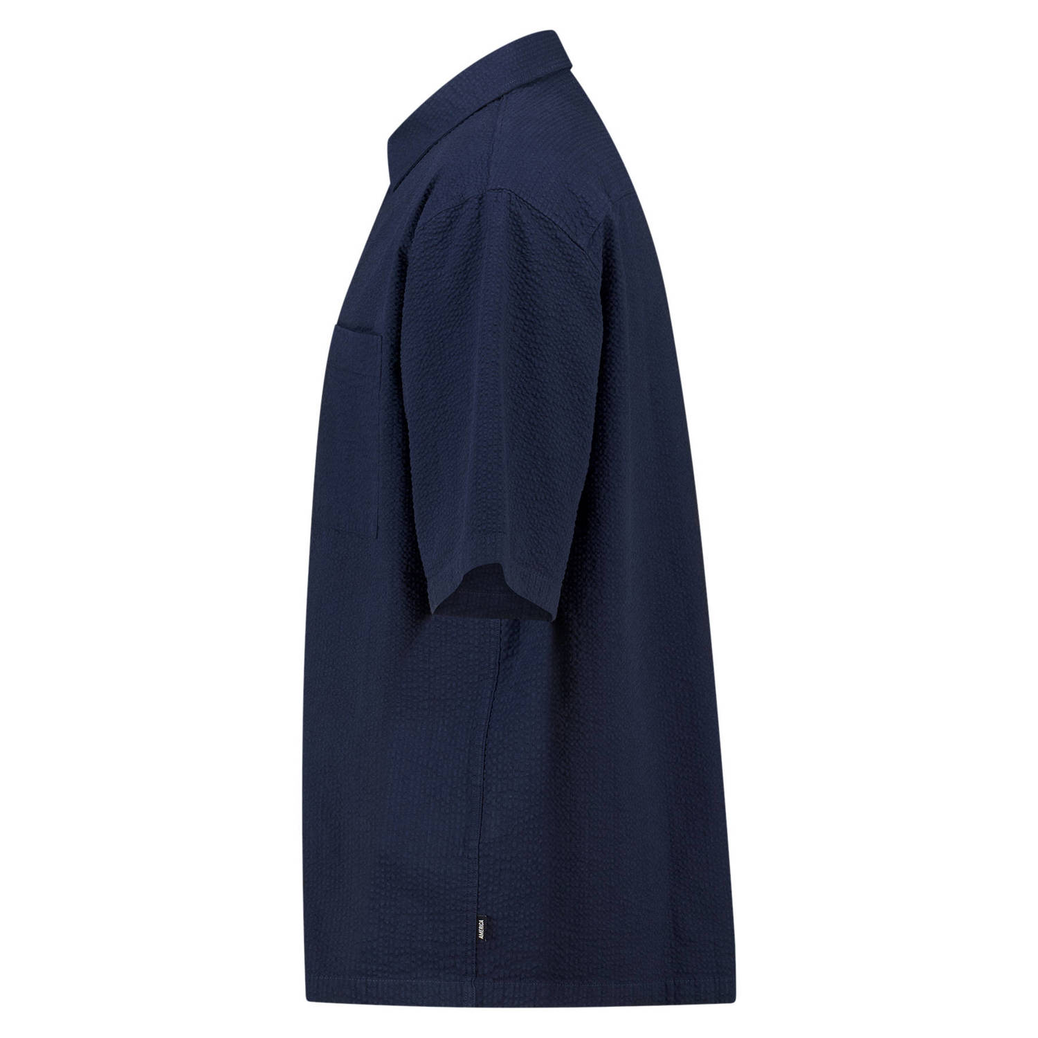 America Today casual overhemd donkerblauw