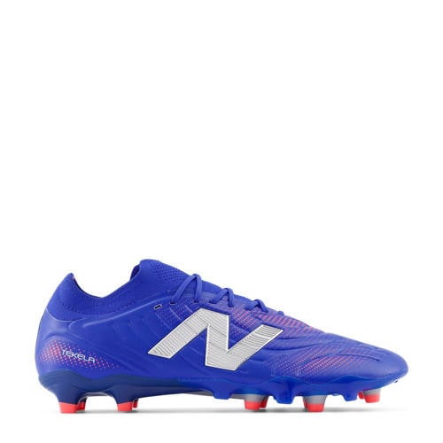 New Balance TEKELA PRO LOW LACED FG V5 senior voetbalschoenen kobaltblauw/wit/rood afbeelding
