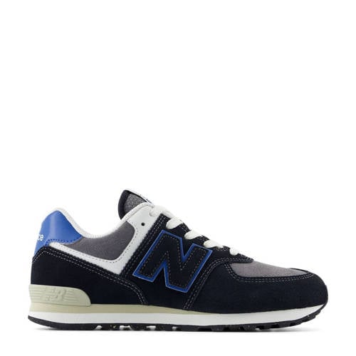 New Balance 574 sneakers zwart/kobaltblauw afbeelding