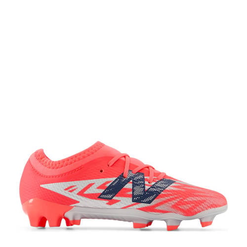New Balance Furon Team FG v8 junior voetbalschoenen rood/donkerblauw/lichtgrijs afbeelding