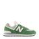 New Balance 574 sneakers groen/wit