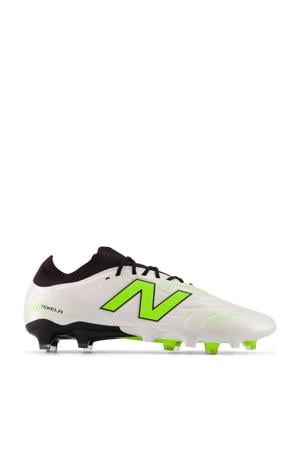 TEKELA PRO LOW LACED FG V5 senior voetbalschoenen wit/zwart/limegroen