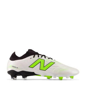 TEKELA PRO LOW LACED FG V5 senior voetbalschoenen wit/zwart/limegroen