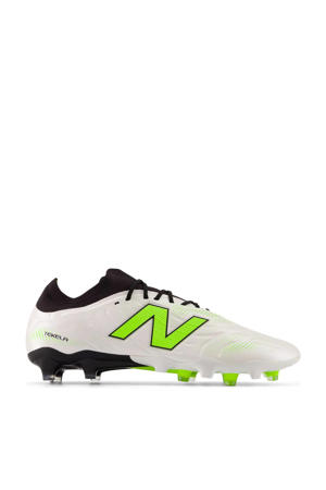 TEKELA PRO LOW LACED FG V5 senior voetbalschoenen wit/zwart/limegroen