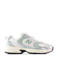 New Balance 530 sneakers wit/zilvermetallic/mintgroen