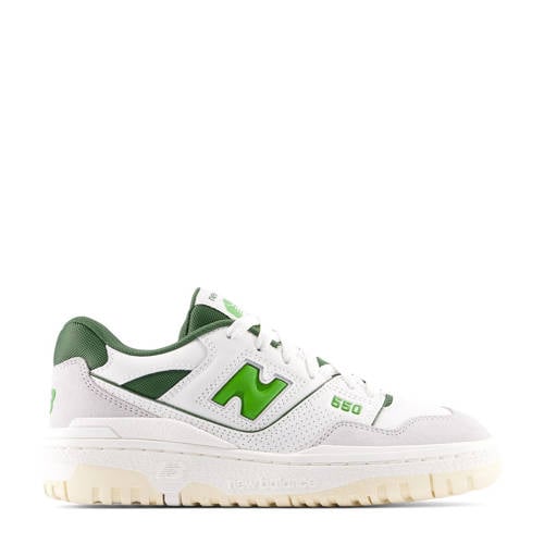 New Balance 550 sneakers wit/groen afbeelding