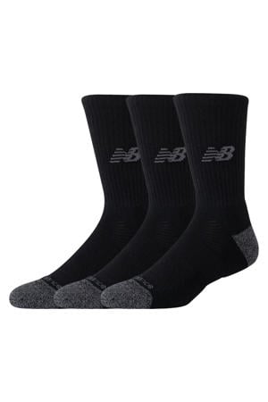 sokken Active Crew - zwart/grijs/ecru (set van 3)