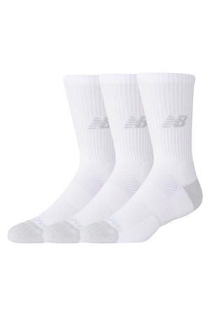 sokken Active Crew - wit (set van 3)