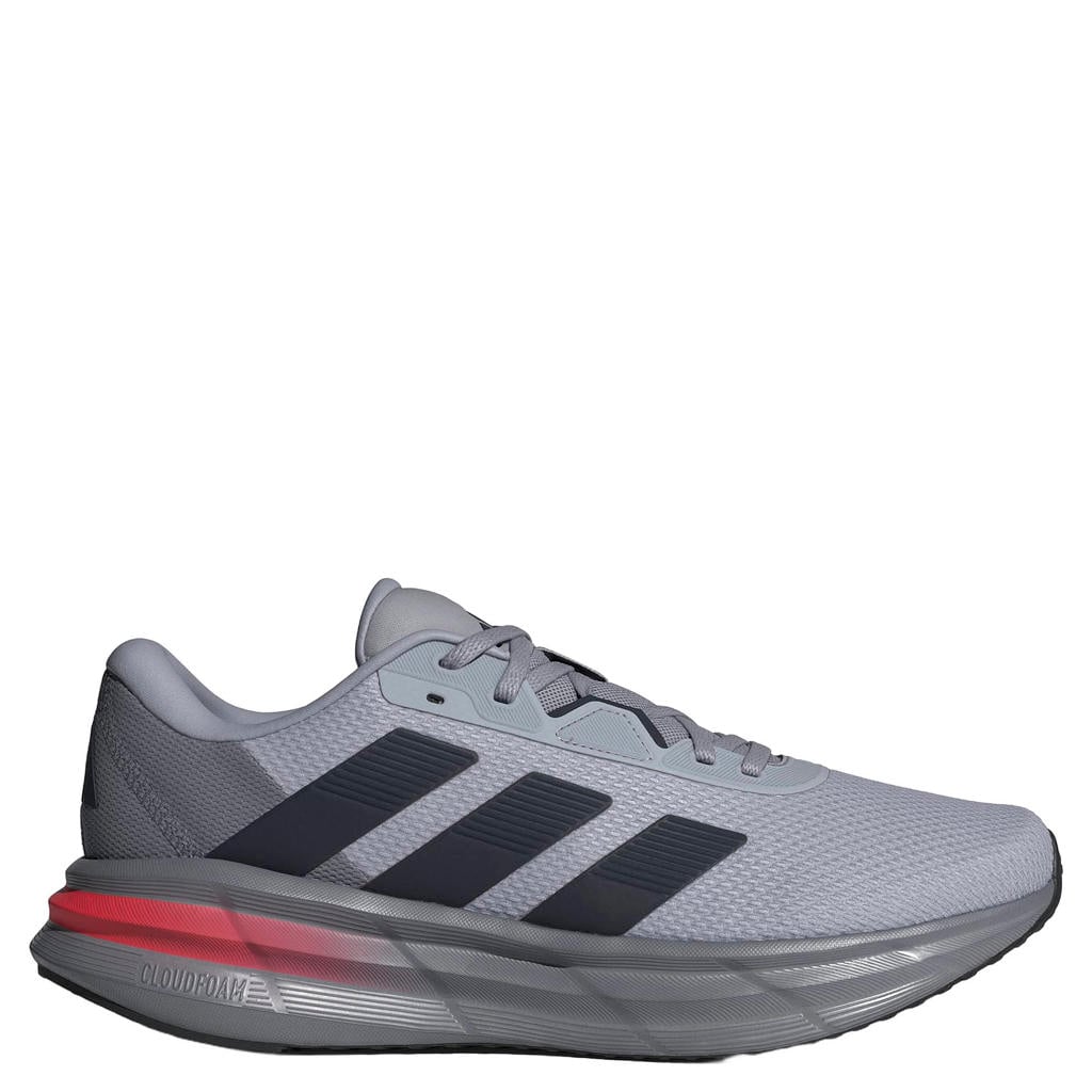 Zilver, donkerblauw en rode heren adidas Performance Galaxy 7 hardloopschoenen grijs van mesh/voering: mesh/voetbed: eva met veters