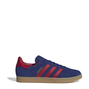 Gazelle sneakers kobaltlblauw/oranjerood