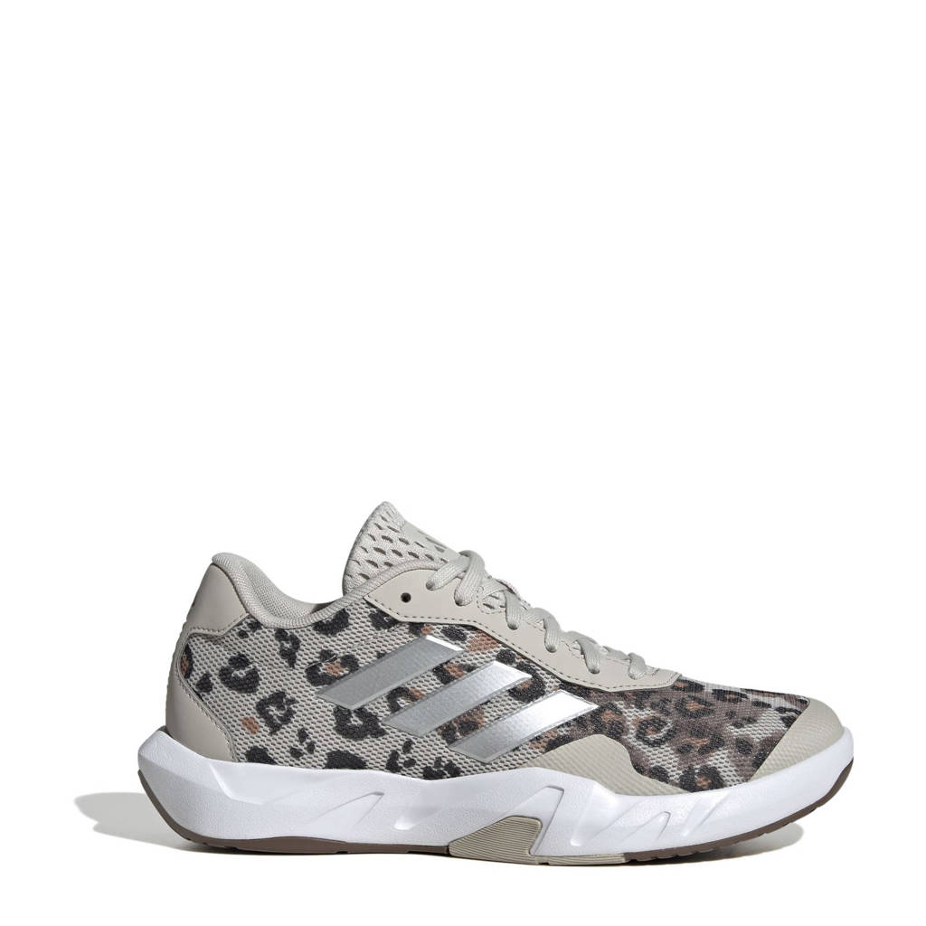 adidas Performance Amplimove fitness schoenen grijs/panterprint